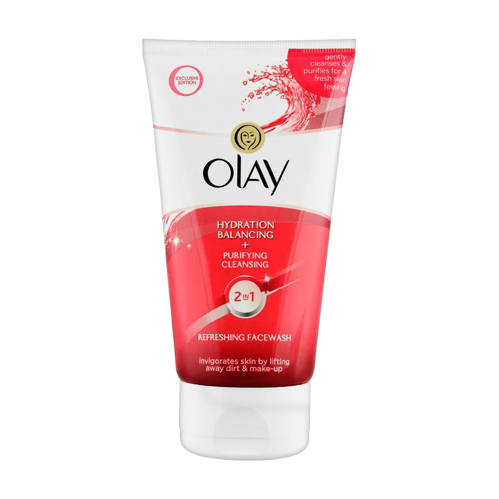Olay-Hydration-balancingPurifying-Cleansing-2-in-1-Refreshing-Facewash-150ml.png Olay Hydration balancing+Purifying Cleansing 2 in 1 Refreshing Facewash 150ml - Image 1