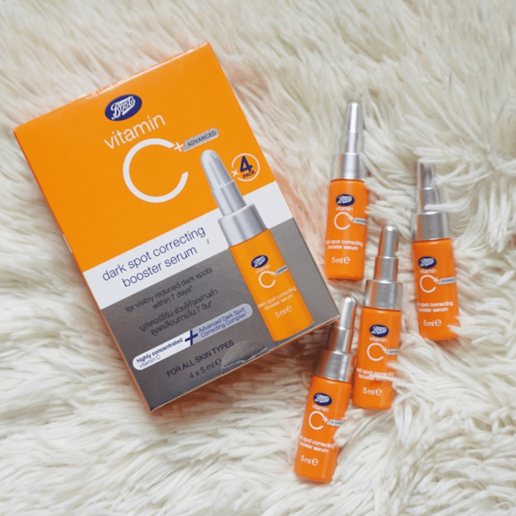 boots vitamin c dark spot correcting booster serum